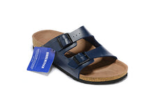 Load image into Gallery viewer, Original Birkenstock Men Summer Slippers Soft Shoes Men Leather Beach Slippers 802 Cork Sandals Brkenstock Arizona Boston