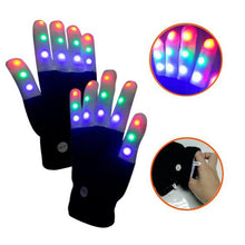 Load image into Gallery viewer, LED Lighting Mittens luminous Gloves Children LED Finger Light Gloves Flashing Finger Kids Children Toys Party Supplies
