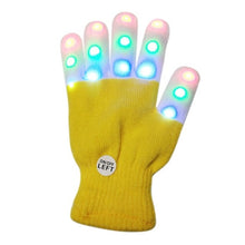Load image into Gallery viewer, LED Lighting Mittens luminous Gloves Children LED Finger Light Gloves Flashing Finger Kids Children Toys Party Supplies
