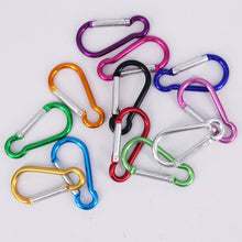 Load image into Gallery viewer, 20PCS Aluminum Carabiner Key Chain Clip Outdoor Camping Keyring Snap Hook Water Bottle Buckle Travel Climbing Accessories NEW
