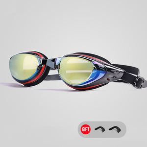 -150 to -700 Degree Myopia Swim Goggles Men Women HD Clear Lens  Anti-fog Swimming Glasses Anti-Uv Swim Eyewear
