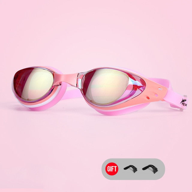 -150 to -700 Degree Myopia Swim Goggles Men Women HD Clear Lens  Anti-fog Swimming Glasses Anti-Uv Swim Eyewear