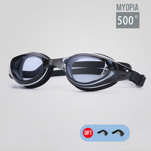 -150 to -700 Degree Myopia Swim Goggles Men Women HD Clear Lens  Anti-fog Swimming Glasses Anti-Uv Swim Eyewear